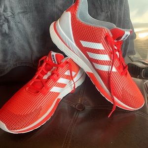 Adidas Red/White Questar TND Ortholite Tennis Shoe